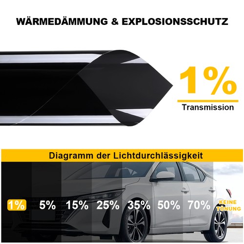 Tönungsfolie scheibenfolie - 6m,